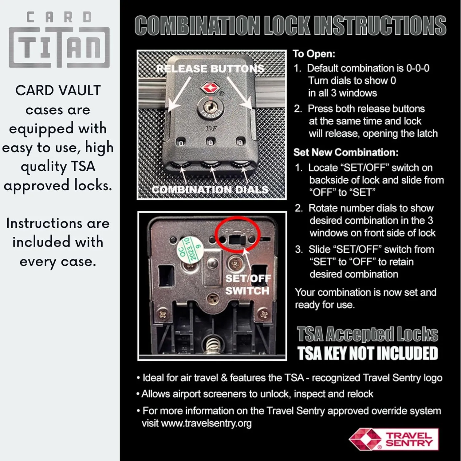 Vault Trading Card Storage Box - Lockable Sports Cards Hard Case with Spring-Loaded Pushers for Top Loaders & Graded Cards - 4 Row