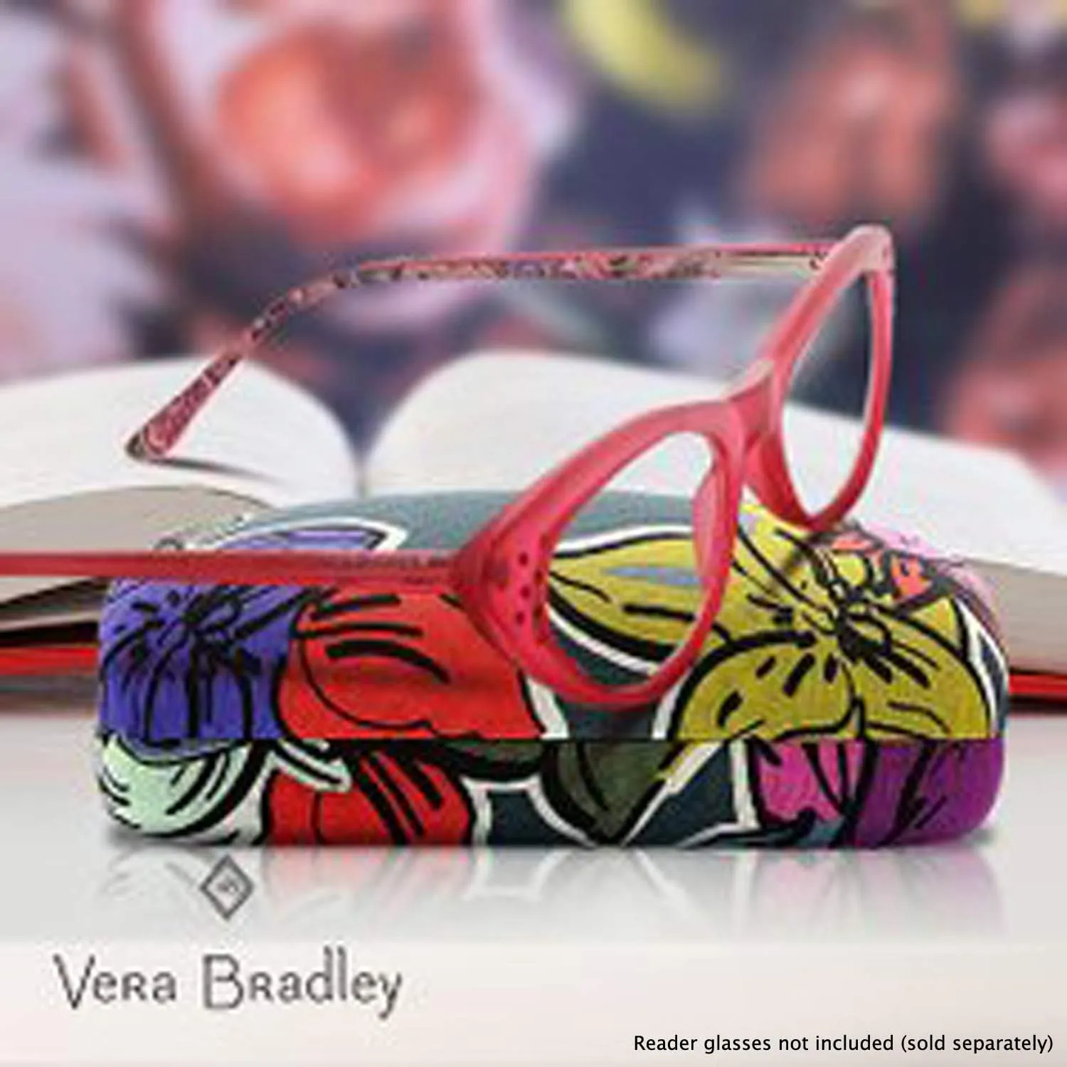 Vera Bradley Sunglasses/Eyeglasses Clamshell Hard Case