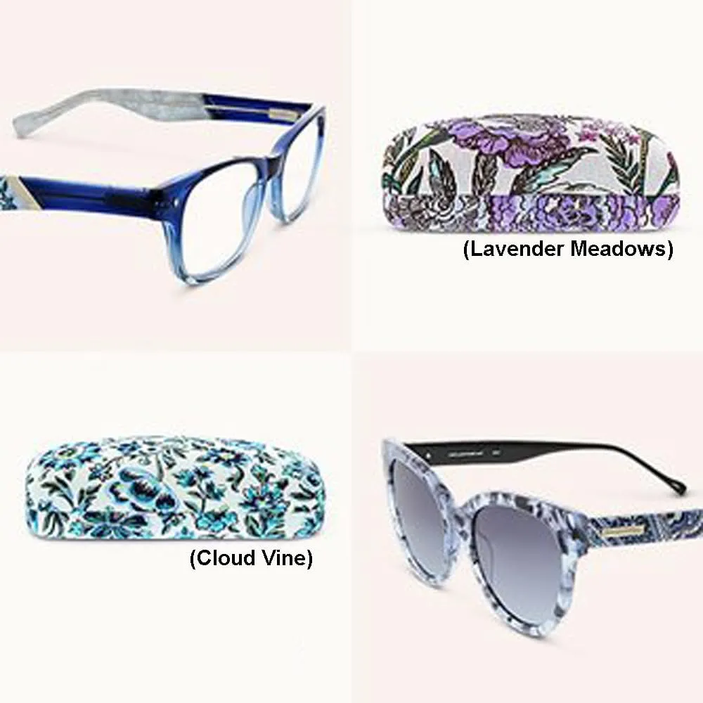 Vera Bradley Sunglasses/Eyeglasses Clamshell Hard Case