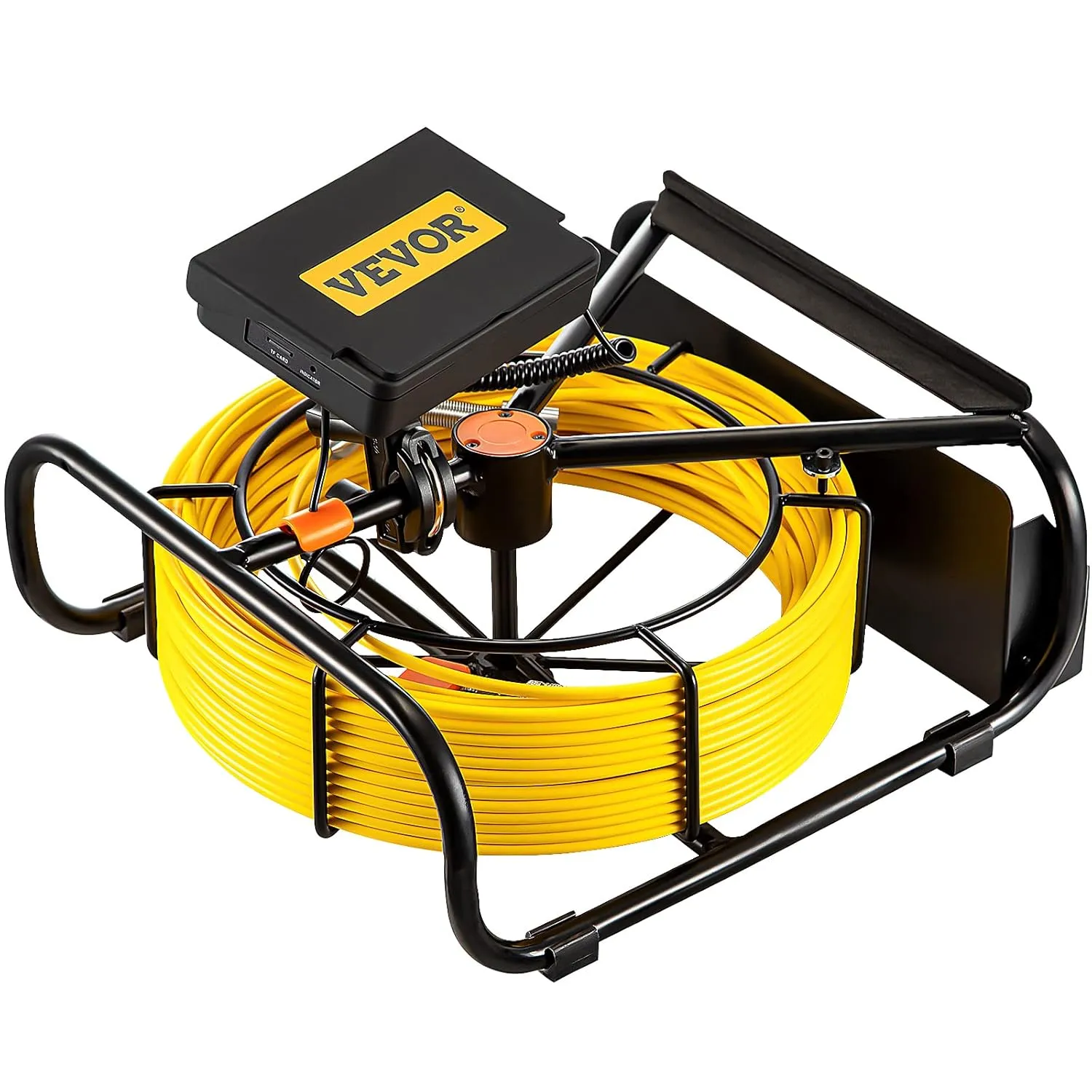 VEVOR Sewer Camera, 65.6 ft/20 m, 4.3" Pipe Drain Inspection Camera with DVR Function and LED Lights, Waterproof IP68 Borescope, Industrial Endoscope for Home Wall Duct Drain Pipe Plumbing