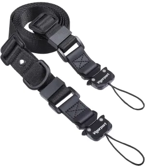 Vigorport Camera Strap, Crossbody Shoulder Strap, Camera Neck Strap with Quick Release Metal Buckle for DSLR/Binoculars