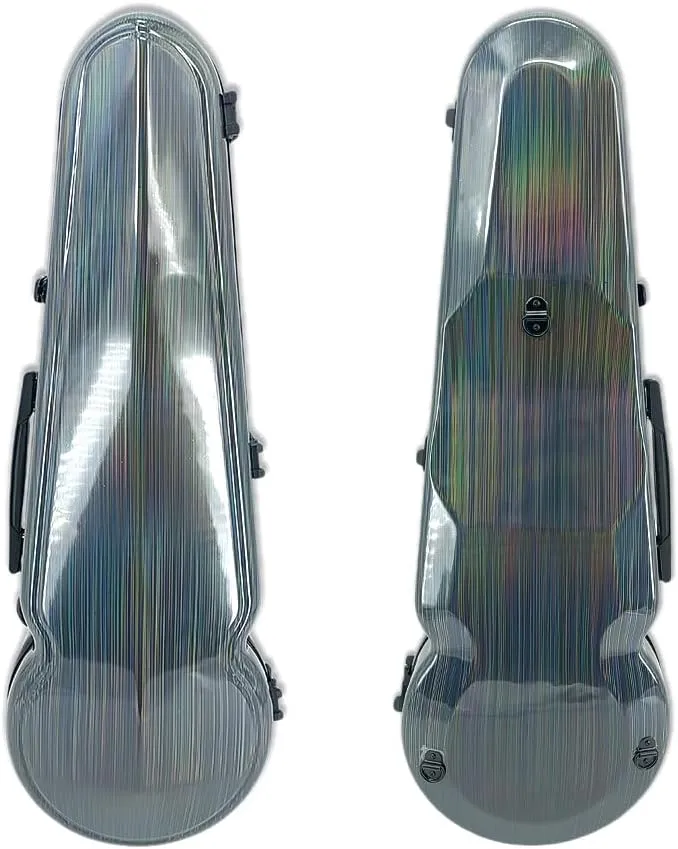 Viola Case 16 inch Carbon Fiber fit for 15-16.5 inches viola with adjustable backstraps Lightweight strong Hard shell waterproof (Multicolour)