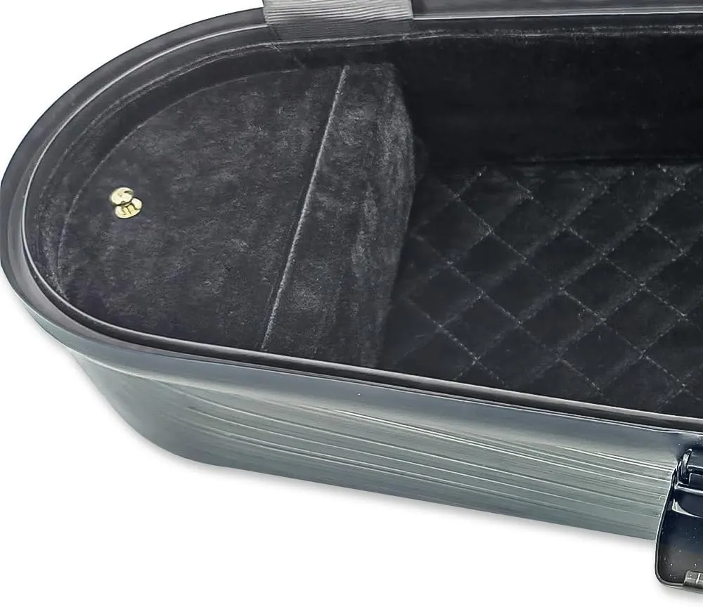 Viola Case 16 inch Carbon Fiber fit for 15-16.5 inches viola with adjustable backstraps Lightweight strong Hard shell waterproof (Multicolour)