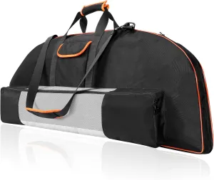 VISEMAN Compound Bow Case, Bow Padded Bag with Arrow Pocket, Soft Bow Carry Bag with Adjustable Straps
