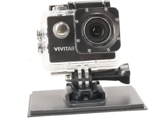 Vivitar DVR781HD HD Action Camera with LCD Rear Screen and Waterproof Case (Black)