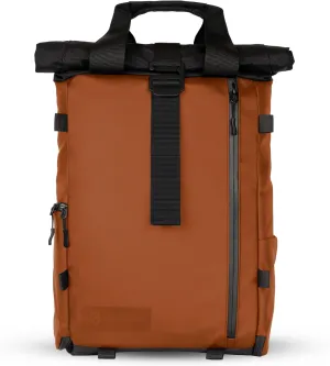 WANDRD PRVKE Lite - Photography Bag - Water Resistant Camera Backpack for Photographers - Anti-Theft Travel Bag with 14-Inch Laptop Sleeve and Fleece-Lined Pockets (Sedona Orange)