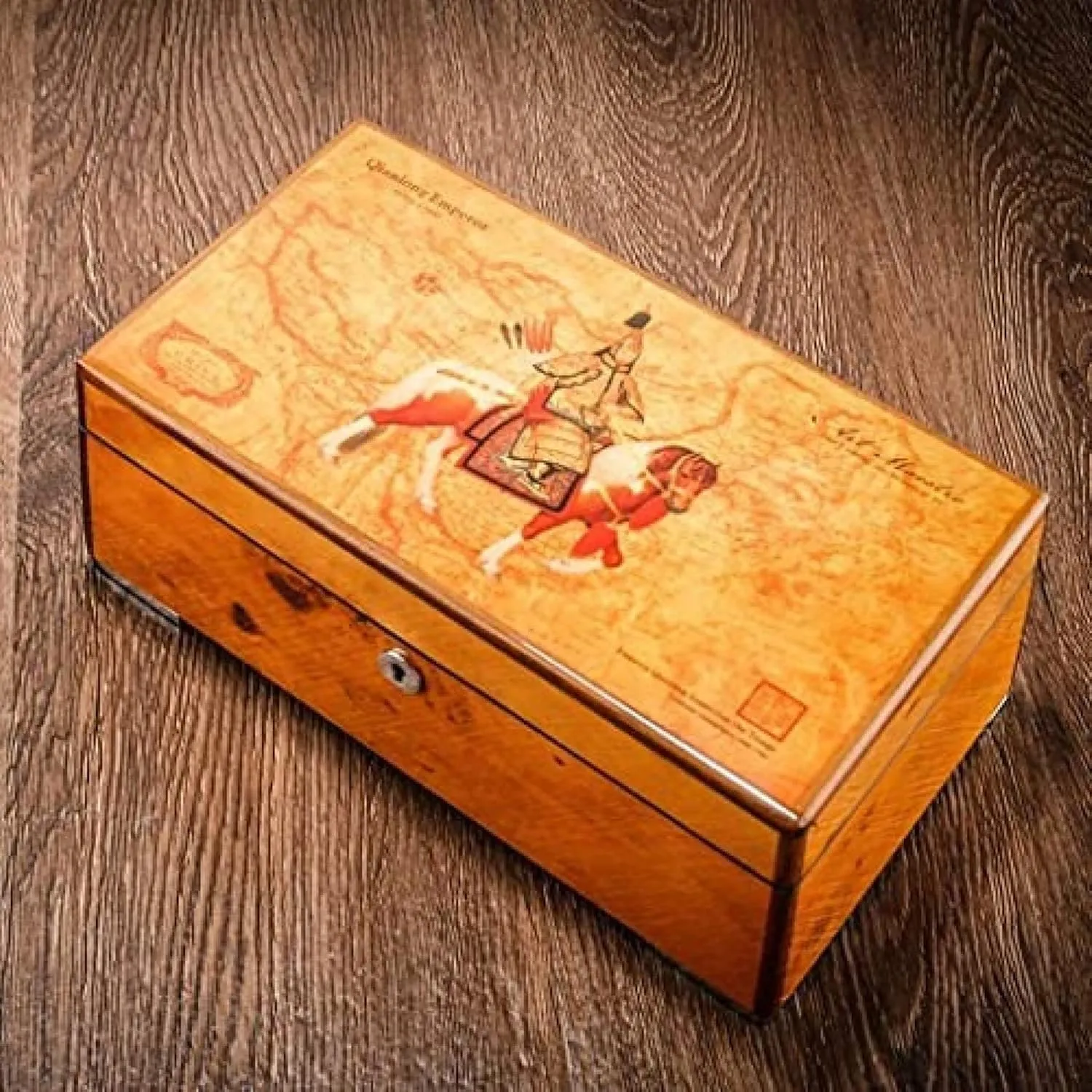 Watch Box Watch Case Watch Stand Watch Winder 4 Grids Solid Wood Watch Box Case Professional Holder Organizer for Clock Watches Jewelry Watch Case Display,D,25X14X10.2cm
