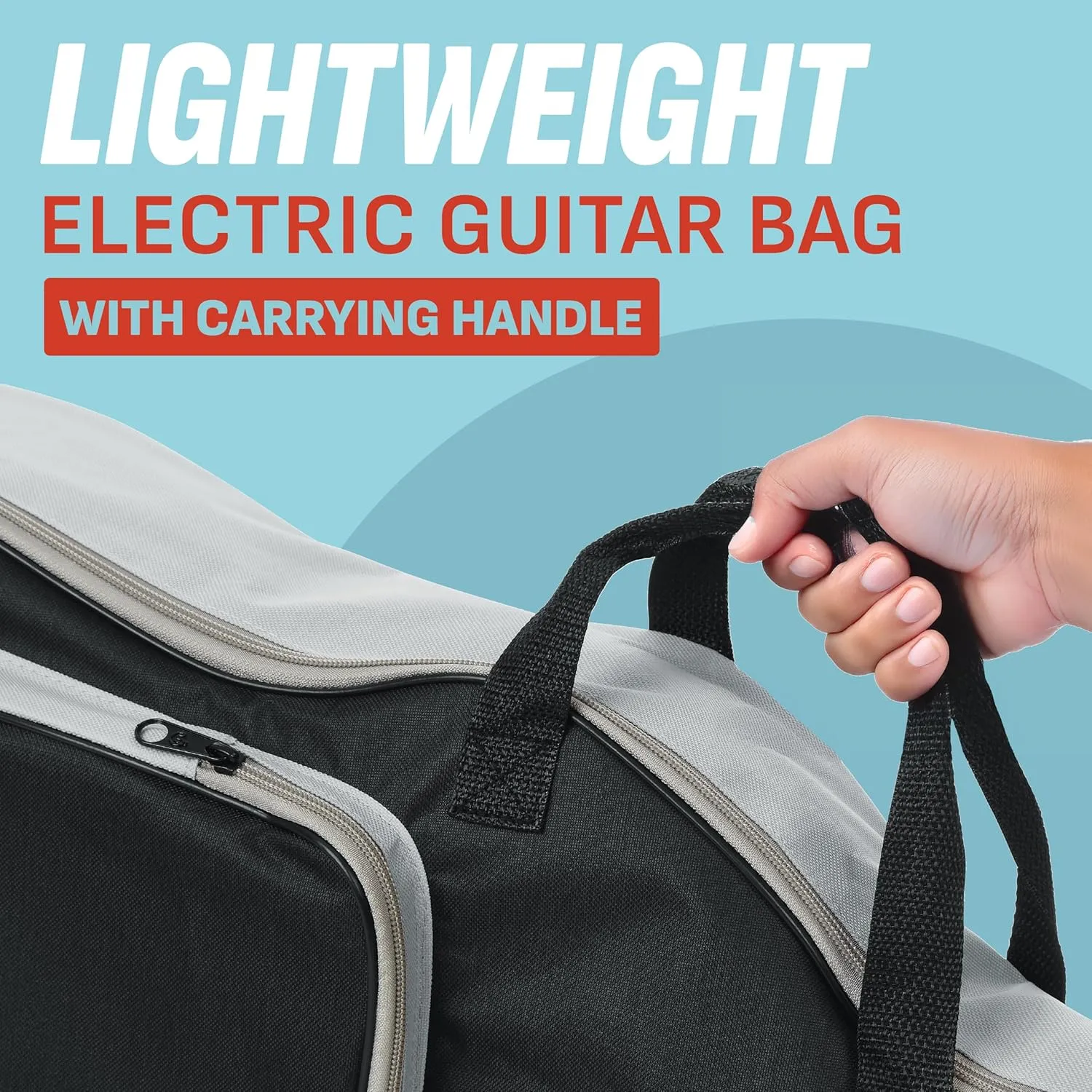 Wayfinder by Gator Cases Lightweight Electric Guitar Gig Bag with Large Accessory Pocket and Adjustable Backpack Straps; (WF-GB-ELEC)