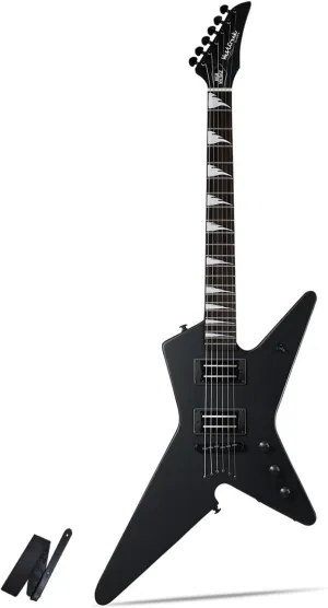 WestCreek Guitars HIGH VOLTAGE（HV）Heavy Metal Solid Body Electric Guitar (Black)