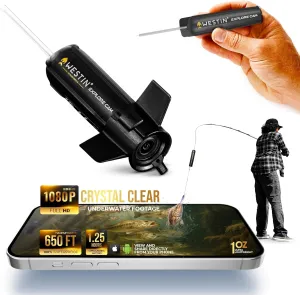Westin Explore Cam Fish Camera for Underwater Fishing - The Only Castable Wireless Fishing Line Camera - Waterproof - Full HD Video Capture - Battery Operated