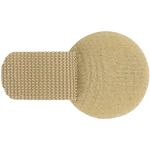 Wireless Mic Belts Cable Discs Cable Management Tabs (Tan, Set of 20)
