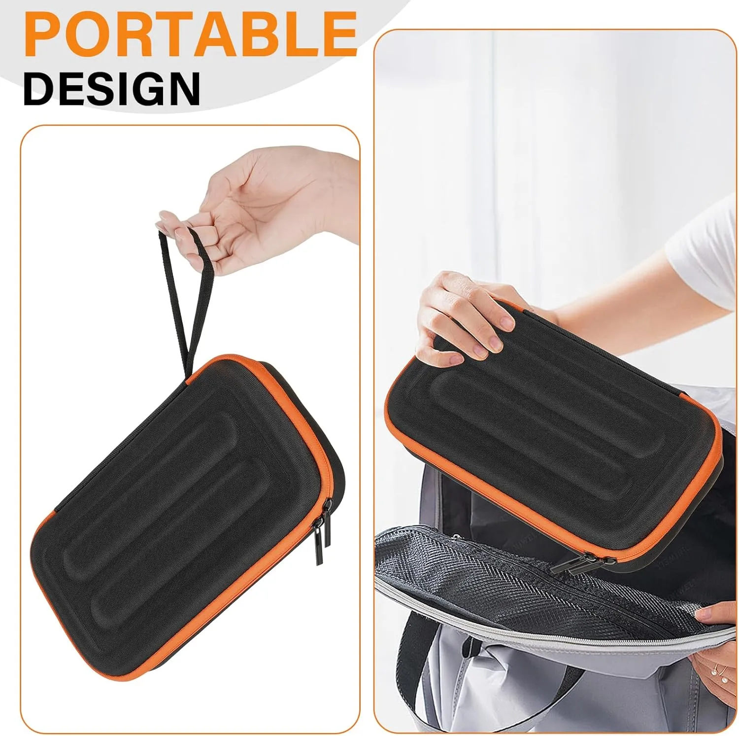 Wireless Microphone Case Compatible with JBL Wireless Two Microphone System,Protable Handheld Dual Mic Travel Bag Storage Box for Receivers, Adapters, AA Batteries(Box Only)