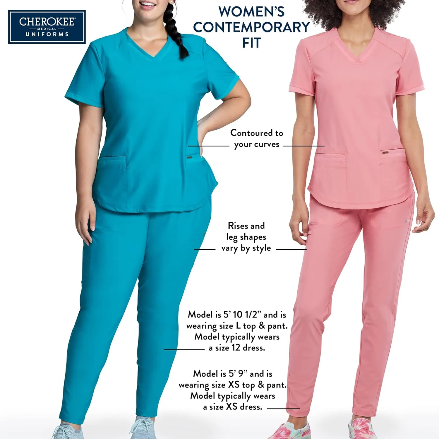 Women's Mock Wrap Top Workwear Originals with Rib-Knit Back Panels WW650