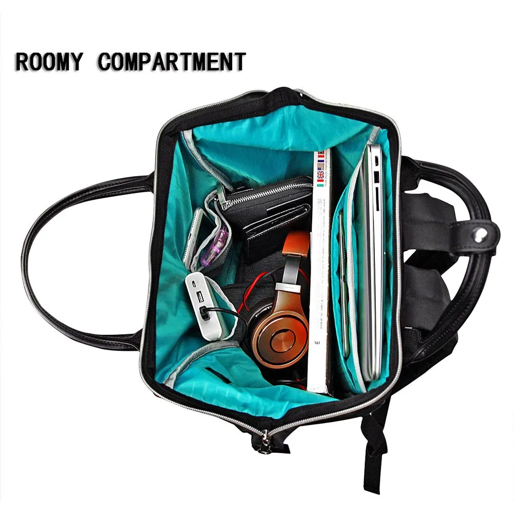 Women's PU Leather MacBook Backpack