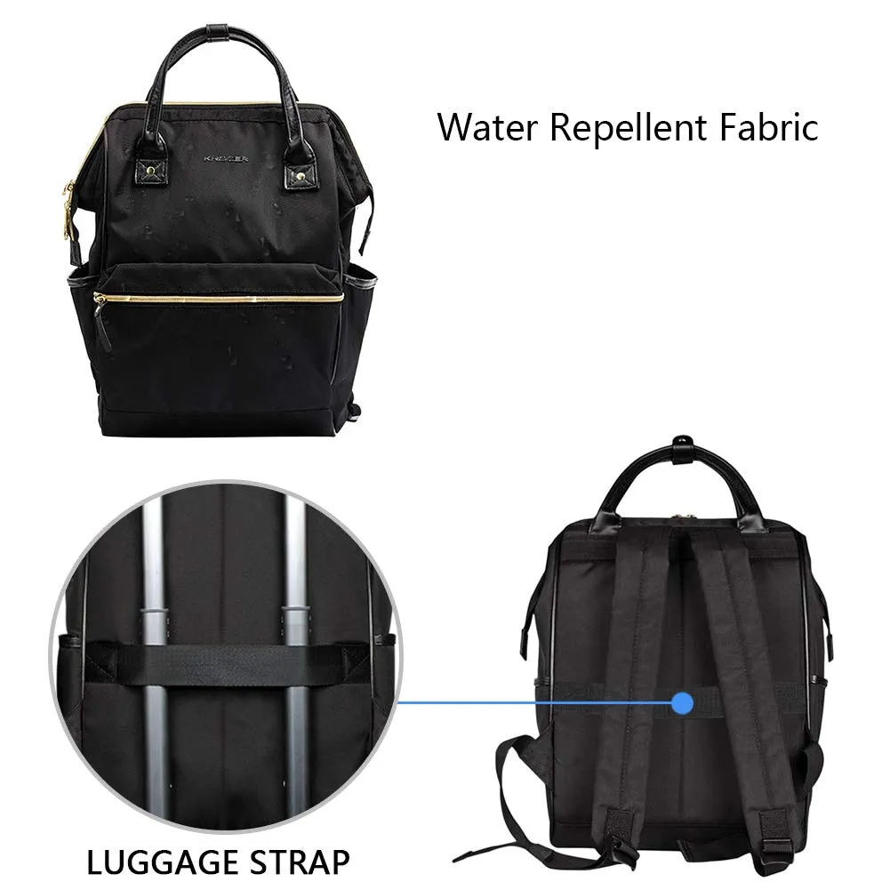 Women's PU Leather MacBook Backpack