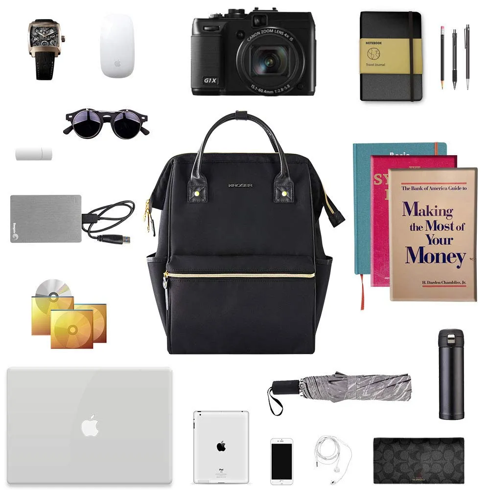 Women's PU Leather MacBook Backpack