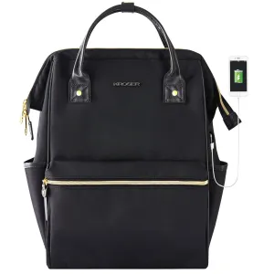 Women's PU Leather MacBook Backpack