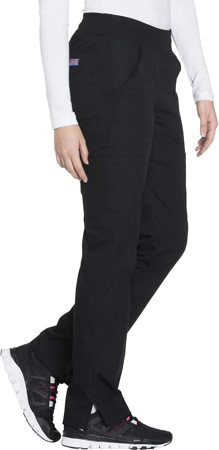 Workwear Originals Women Scrubs Pant Mid Rise Straight Leg Pull-on Cargo WW210