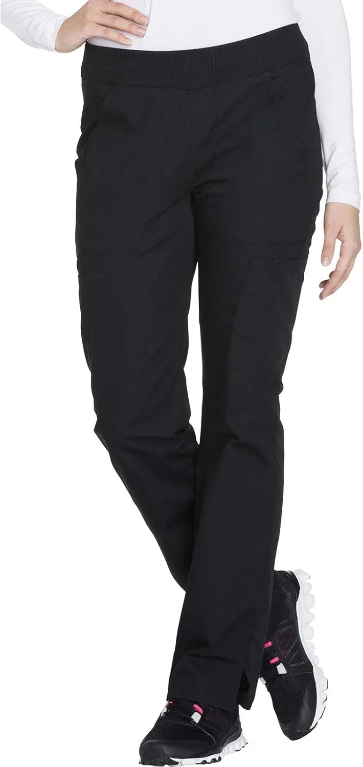 Workwear Originals Women Scrubs Pant Mid Rise Straight Leg Pull-on Cargo WW210