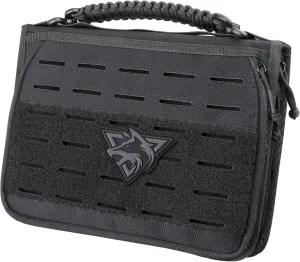 WYNEX Tactical Molle Admin Pouch, 11” Tablet Sleeve Carrying Bag, Molle Utility Tool Pouch, Electronic Organizer Pouch with EDC Pockets for Cables, iPad, Flashlight, EDC Gear