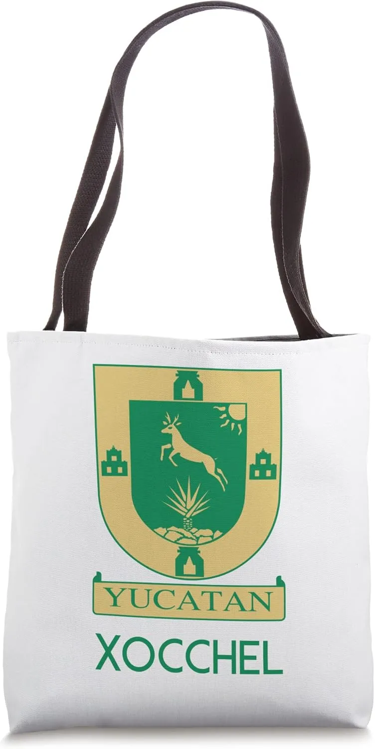 Xocchel Yucatan Estado De Mexico Escudo Eagle Aguila Tote Bag