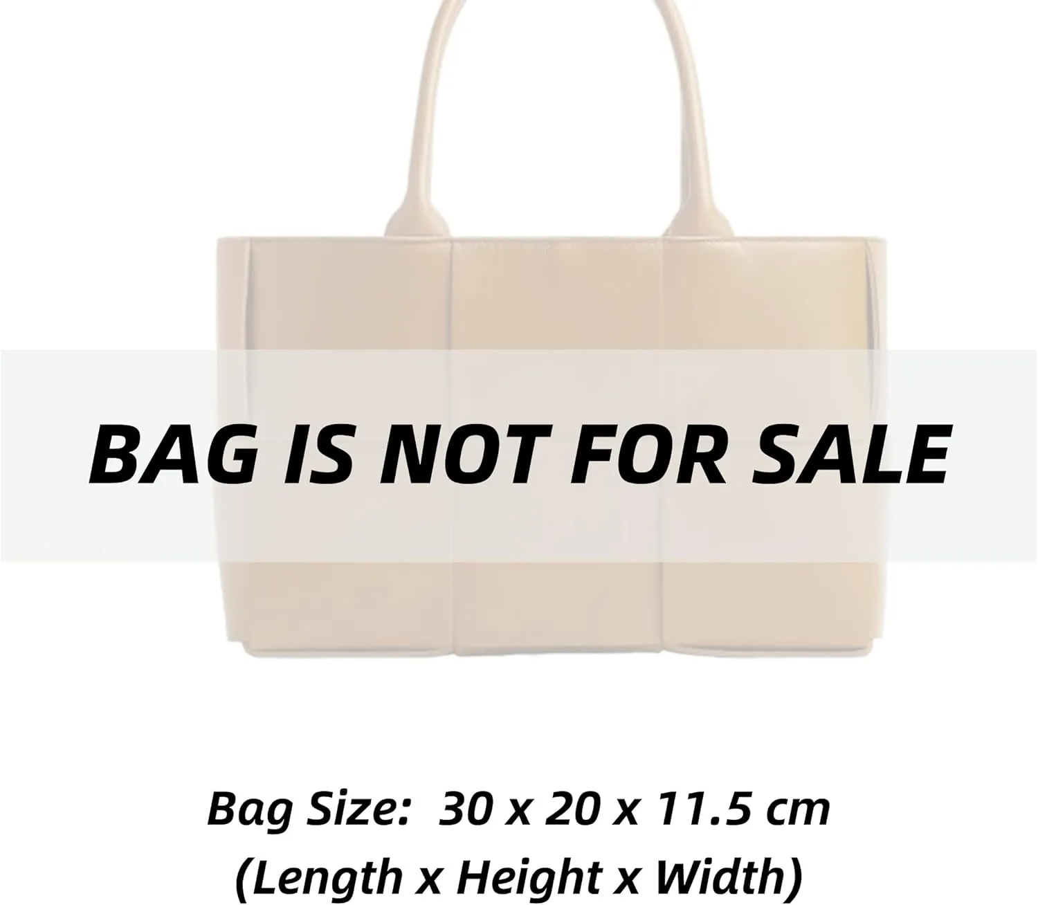 Xoppia Bag Organizer compatible with Bottega Veneta Small Arco Tote. Felt Insert Liner for Women Tote Handbag. (Black, Style A: Exposure)