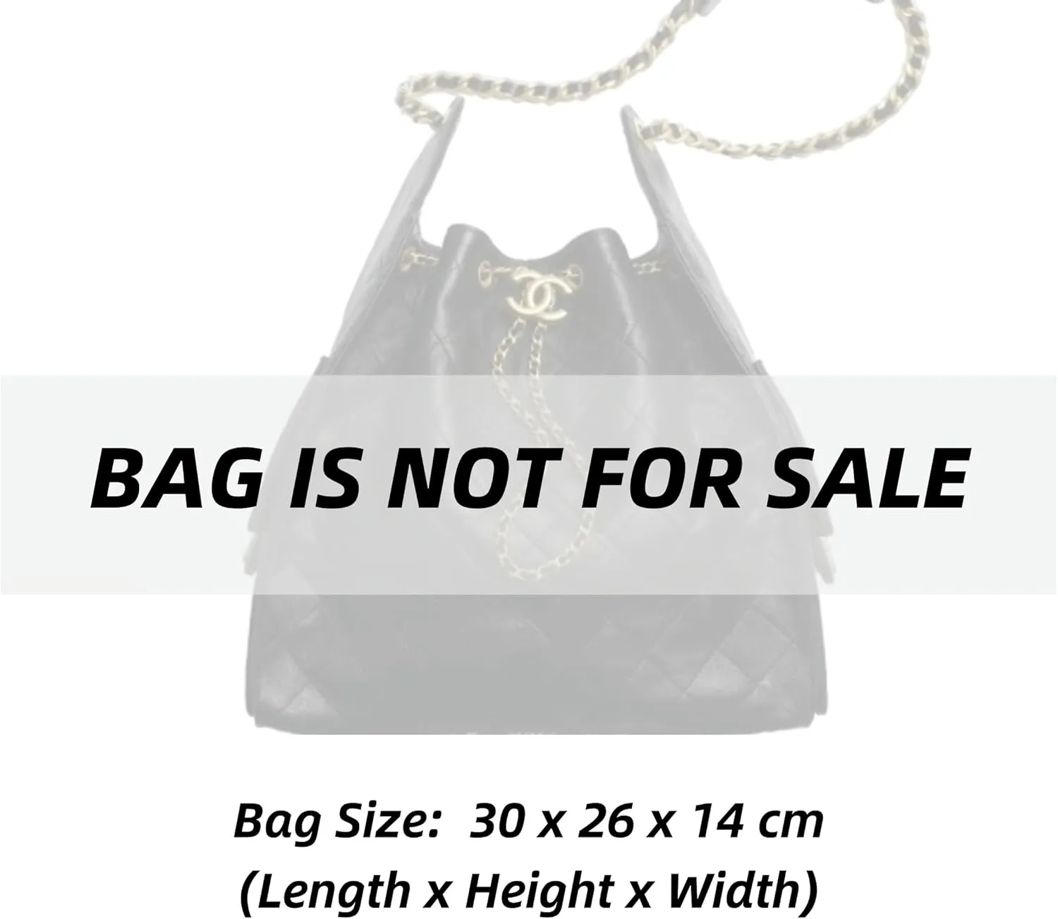 Xoppia Bag Organizer compatible with Chanel 25 Small Handbag. Felt Insert Liner for Women Tote Handbag. (Black, Style A: Exposure)