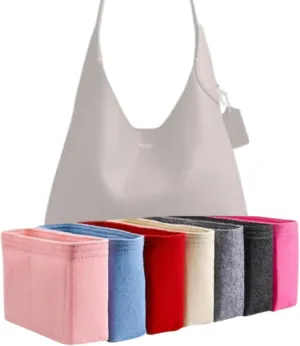 Xoppia Bag Organizer compatible with Coach Brooklyn Shoulder Bag 28. (Black, Style A: Exposure)