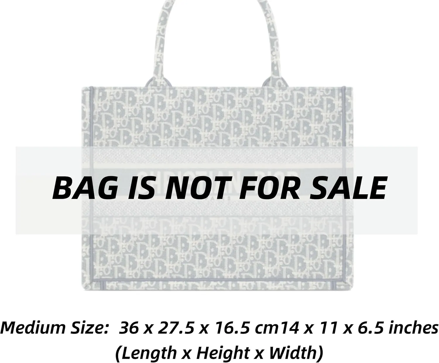 Xoppia Bag Organizer compatible with Dior Medium Book Tote. Felt Insert Liner for Women Handbag. (Beige, Style B)