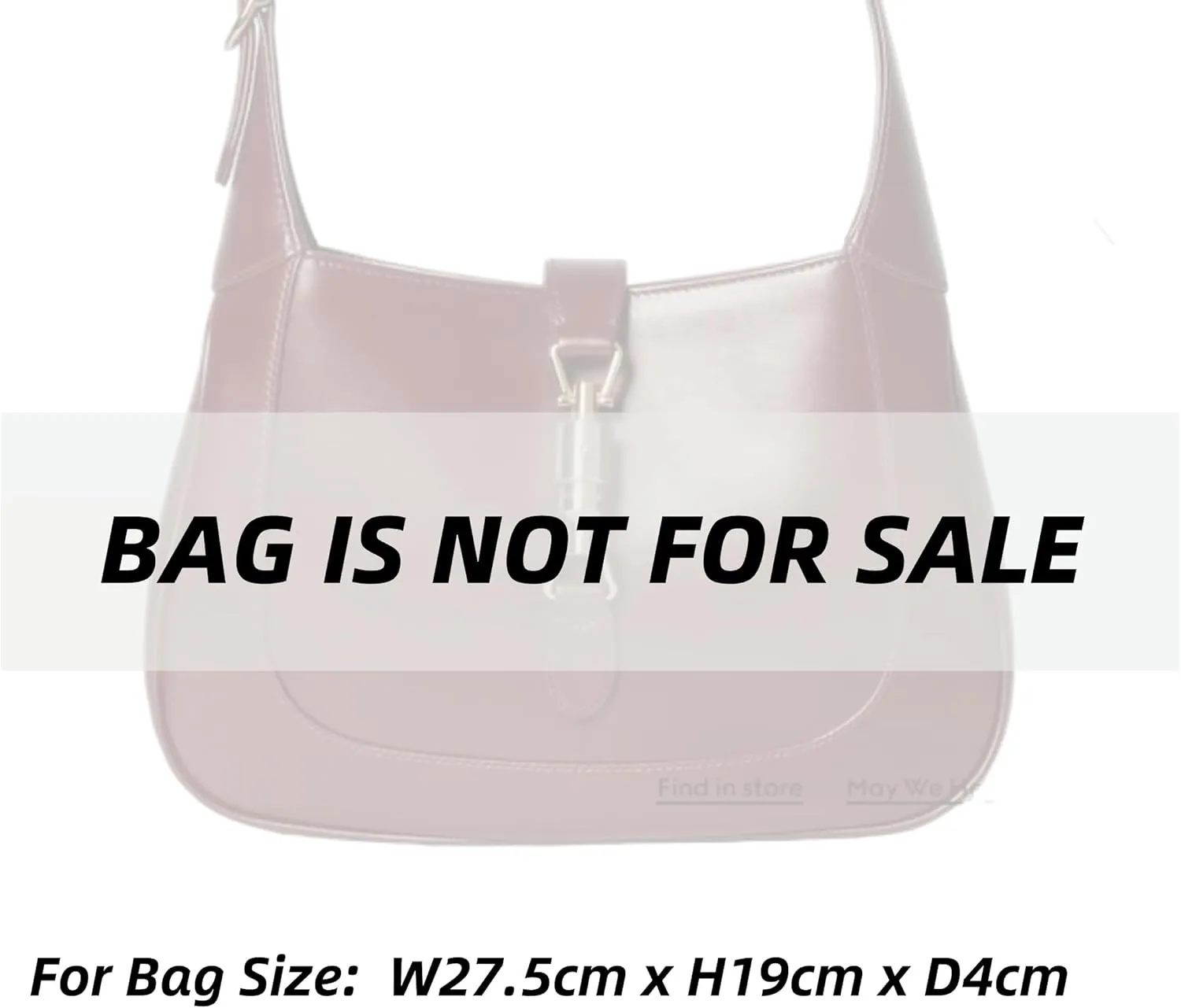 Xoppia Bag Organizer compatible with Gucci Jackie 1961 small shoulder bag. Felt Bag Insert for Handbag. Bag Liner for Women Tote Bags. (Beige, Style B: Side Zipper)