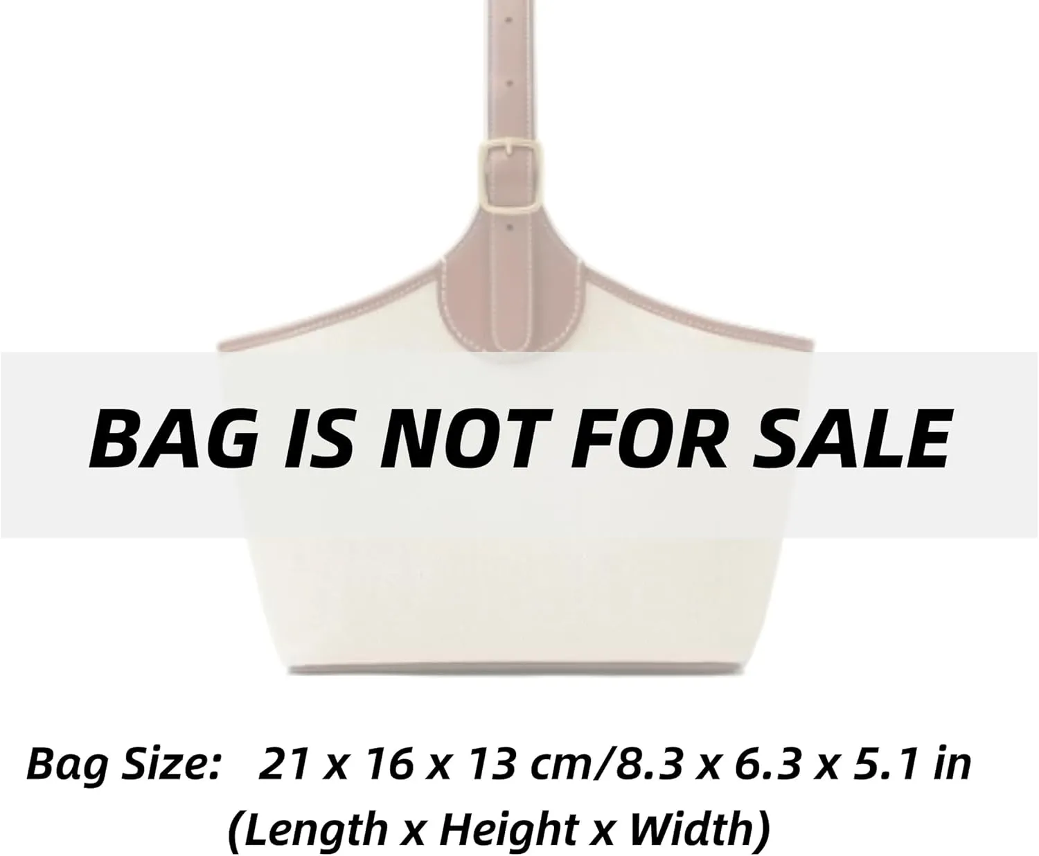 Xoppia Bag Organizer compatible with Loro Piana Bobbin Bucket bag. Felt Insert Liner for Women Handbag. (Beige, Style A: Exposure)