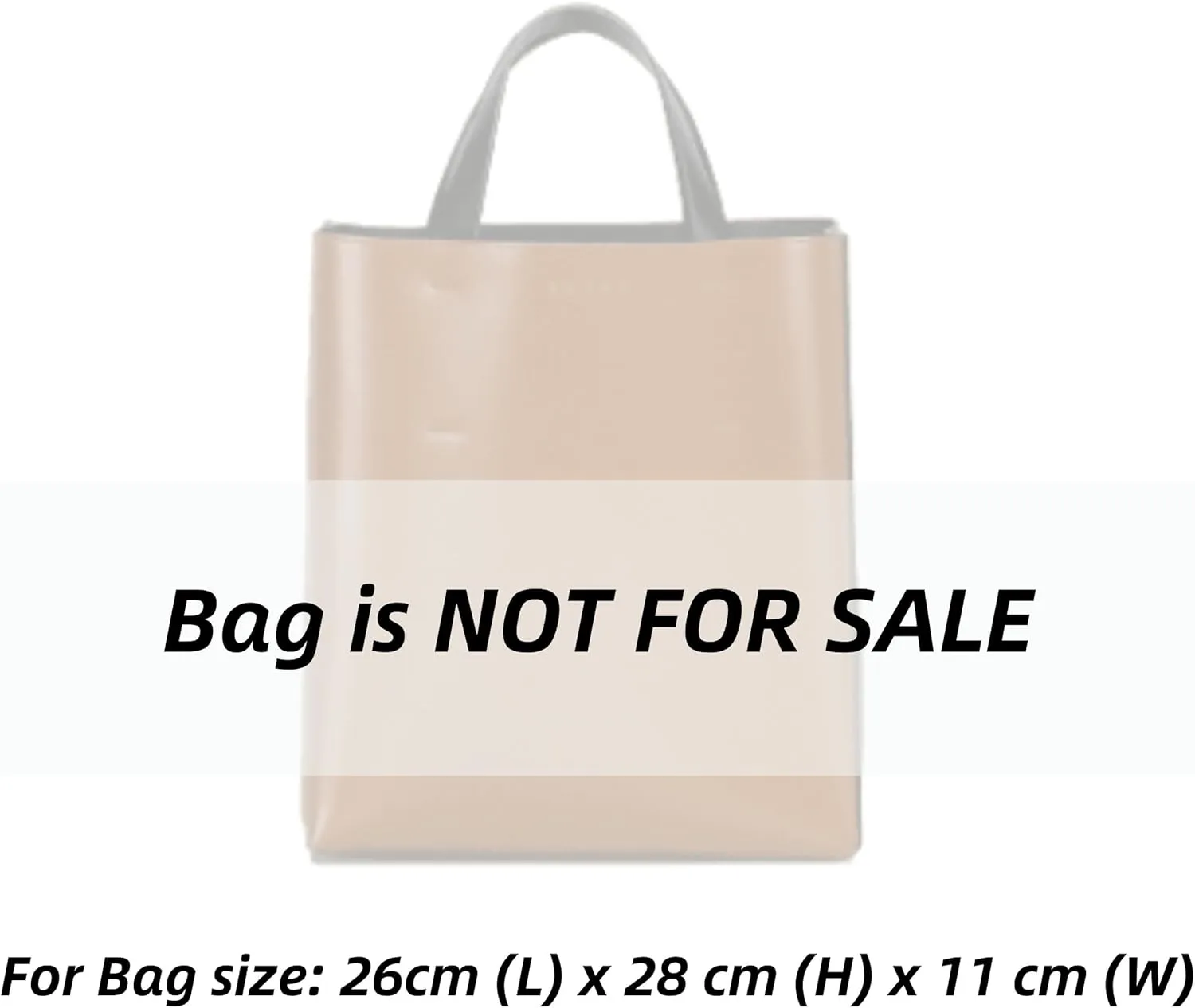 Xoppia Bag Organizer compatible with Marni Museo Small Bag. Felt Bag Insert for Handbag. Bag Liner for Women Tote Bags. (Black, Style A: Exposure)
