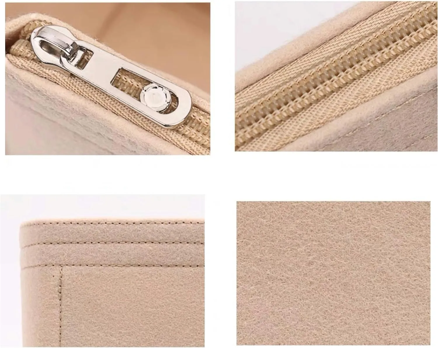 Xoppia Bag Organizer compatible with Marni Museo Small Bag. Felt Bag Insert for Handbag. Bag Liner for Women Tote Bags. (Black, Style A: Exposure)