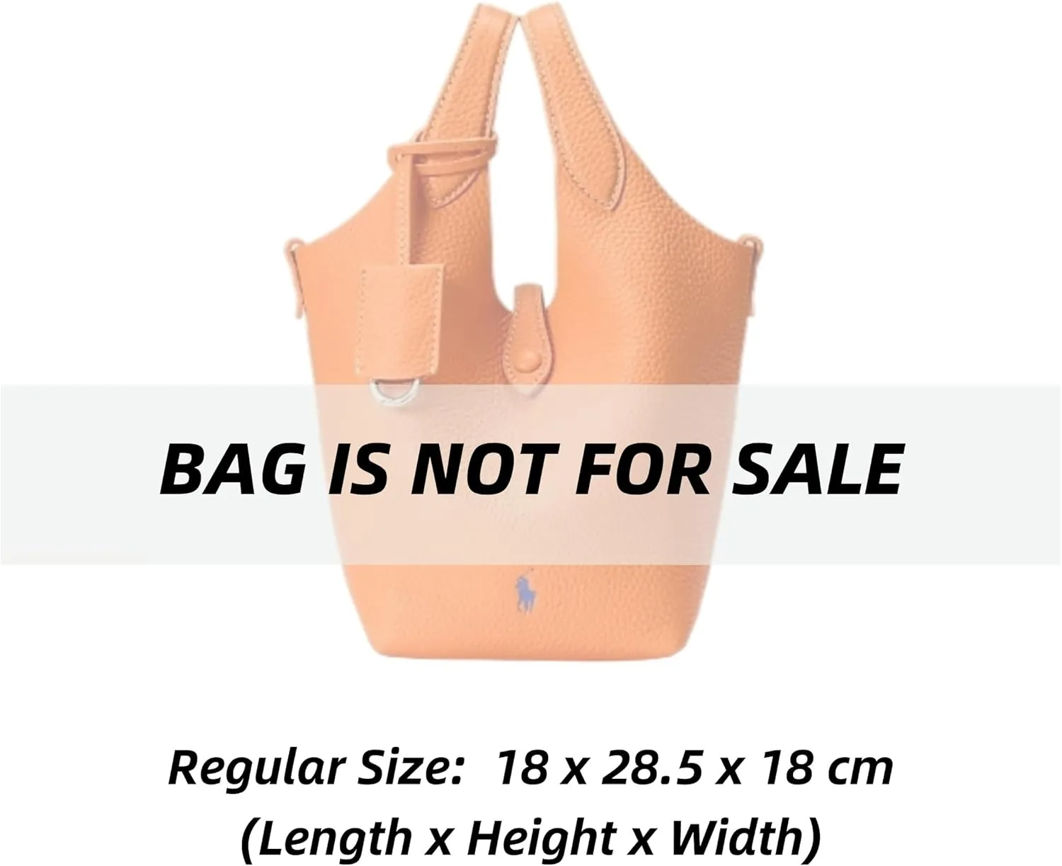 Xoppia Bag Organizer compatible with Ralph Lauren Polo Play Medium Tote. Felt Insert Liner for Women Handbag. (Black, Style B: Top Cap Zipper)