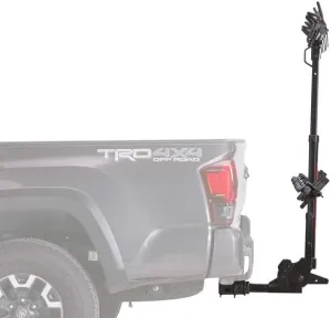 Yakima 4-Bike Vertical Hanging Hitch Mount Carrier, Tilt-Away Steel Bike Rack, HangOver 4