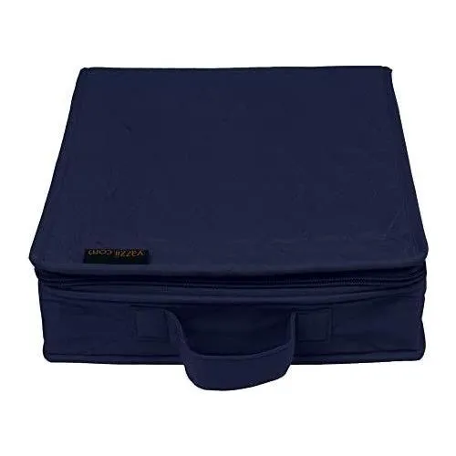 Yazzii Craft Box with Fabric Top - Portable Organizer