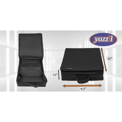 Yazzii Craft Box with Fabric Top - Portable Organizer