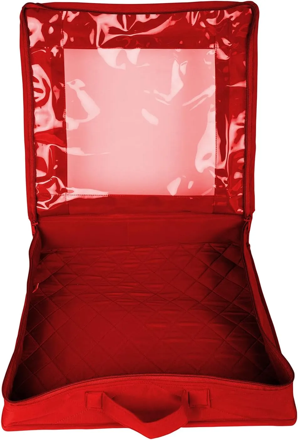 Yazzii Quilt Block Showcase Bag - Portable Storage Bag Organizer - Multipurpose Storage Organizer for Sewing Projects, Fabric Pieces, Quilt Blocks, Appliques, Stitcheries & More.-Red