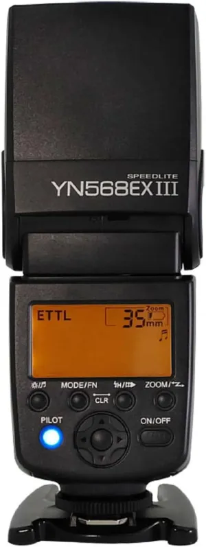 YONGNUO YN568EX III Wireless Master & Slave TTL Flash Speedlite with High Speed Sync for Canon DSLR Cameras