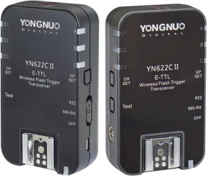 YONGNUO YN622C II Wireless ETTL Flash Trigger, with High-Speed Sync HSS 1/8000s for Canon Camera
