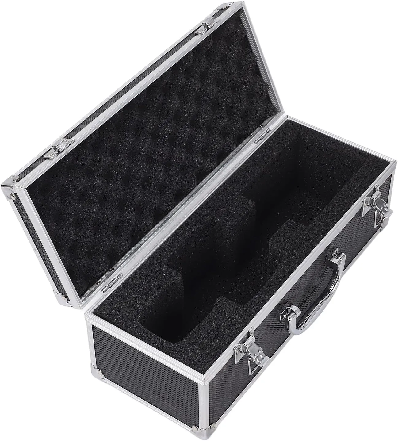 ZJchao Microphone Carrying Case IP67 Rain Proof Multifunctional Foam Lining Portable for Travel